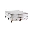 Colchon y Sommier Topacio Jurere 200x160x34 Resorte Linea 3G